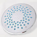 Лійка стельова для душу Ango AL-1603 діаметр 200 мм кругла хром пластик, фото 5