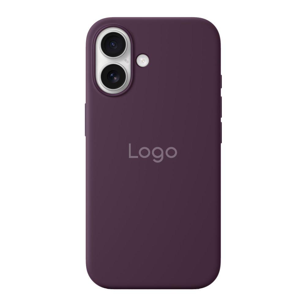 Чохол Silicone Case with MagSafe для iPhone 16 Plus Колір Plum, фото 1