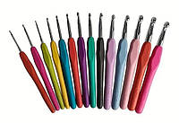 Гачок для в'язання із силіконовою ручкою