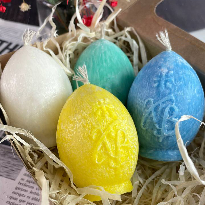 Набір пальмових свічок - "Великодній", фото 1