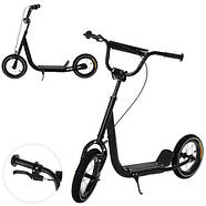 Самокат двоколісний SR 2-046-B, чорного кольору, фото 5