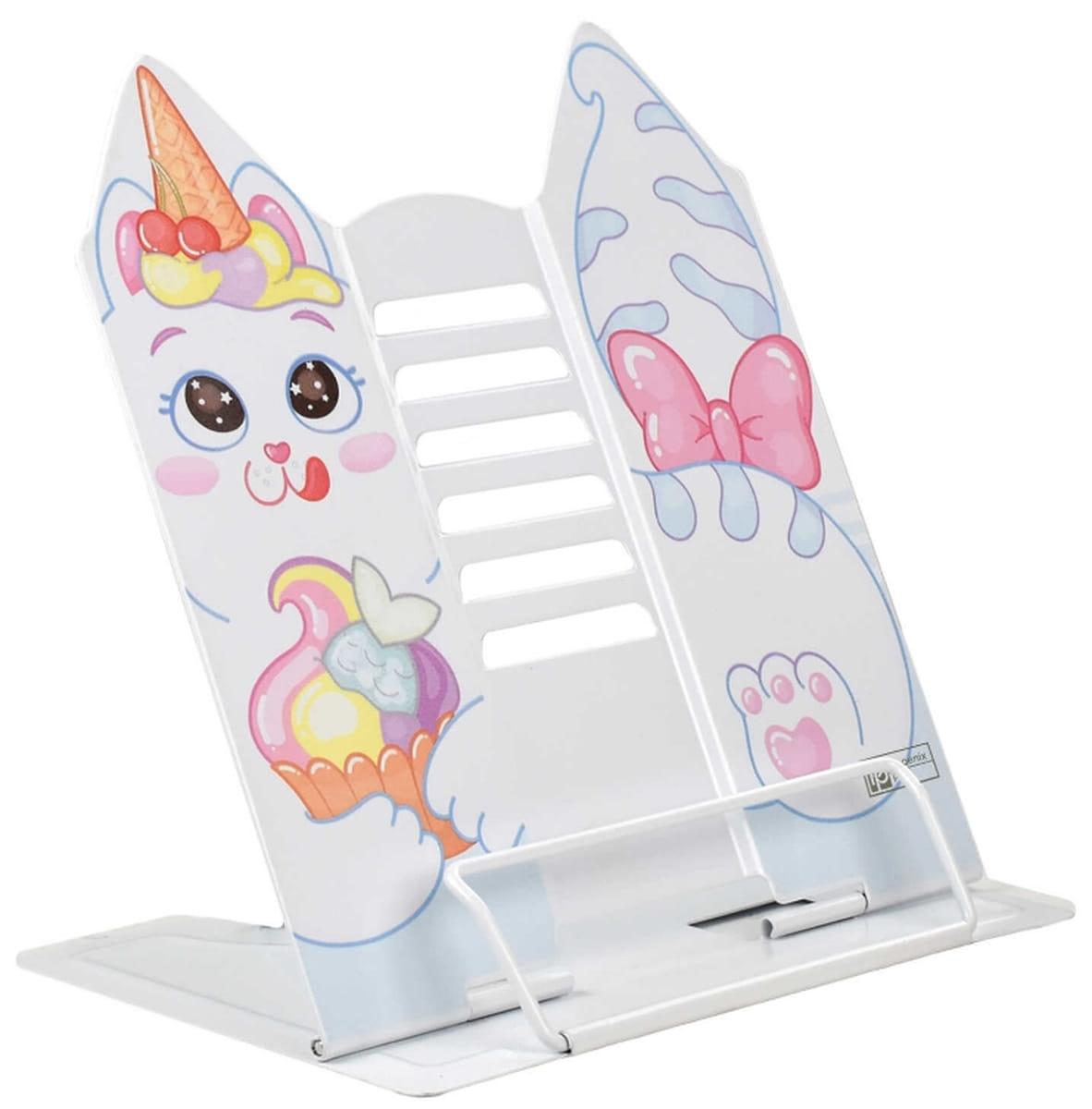 Підставка для книг металева сплошна ООПТ 20*26см Кошеня 317-1, фото 1