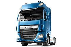 Дефлектори капоту (мухобійки) для DAF 106