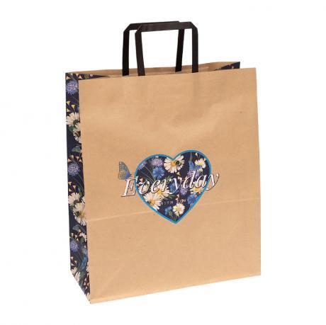 Пакет паперовий КРАФТ білий 32х15х38см KGB 323815-22 MZOPT