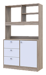 Міні-кухня Doros Лея Дуб сонома/Білий ДСП 100х43х171 (81359335)