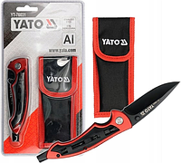 Нож строительный 205 мм YATO складной + 4 биты (YT-76031)