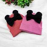 Оптом шапки 44, 46, 48, 50, 52 розмір трикотажна дитяча шапка головні убори дитячі гурт (ОШ36455), фото 3