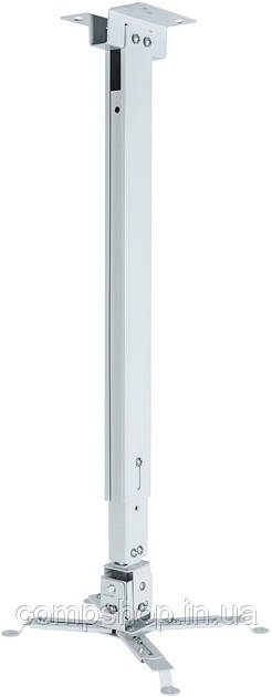 Кріплення для проектора CHARMOUNT PRB63-100 (колір - білий, стельове/настінне, трубка 63-100см) (код 135915), фото 1