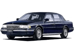Дефлектори капоту (мухобійки) для Lincoln Continental 1988-1994