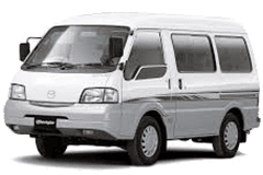 Дефлектори капоту (мухобійки) для Mazda Bongo 2005-2018