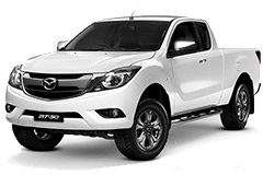 Дефлектори капоту (мухобійки) для Mazda BT-50 2011+