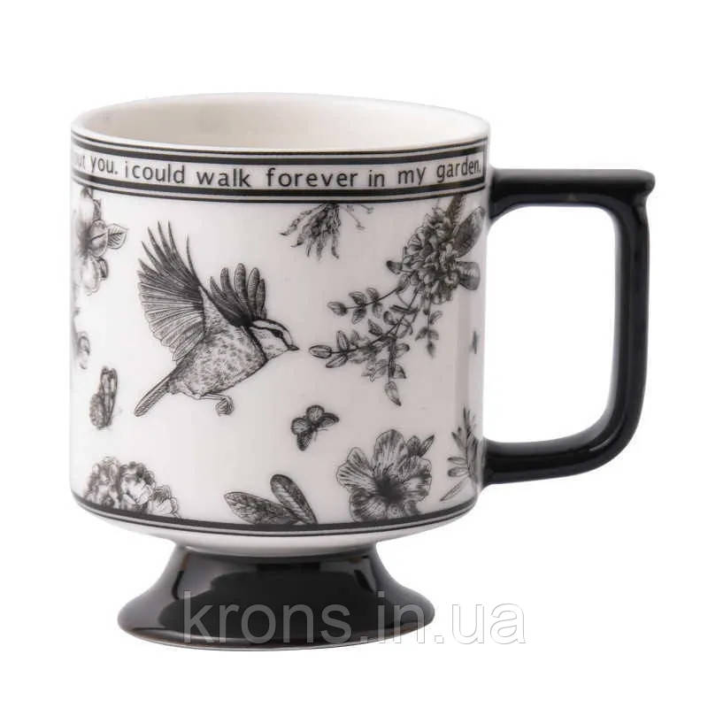 Сувенирная подарочная Чашка Pinella Retro Flower чашка+подарочная коробка керамическая