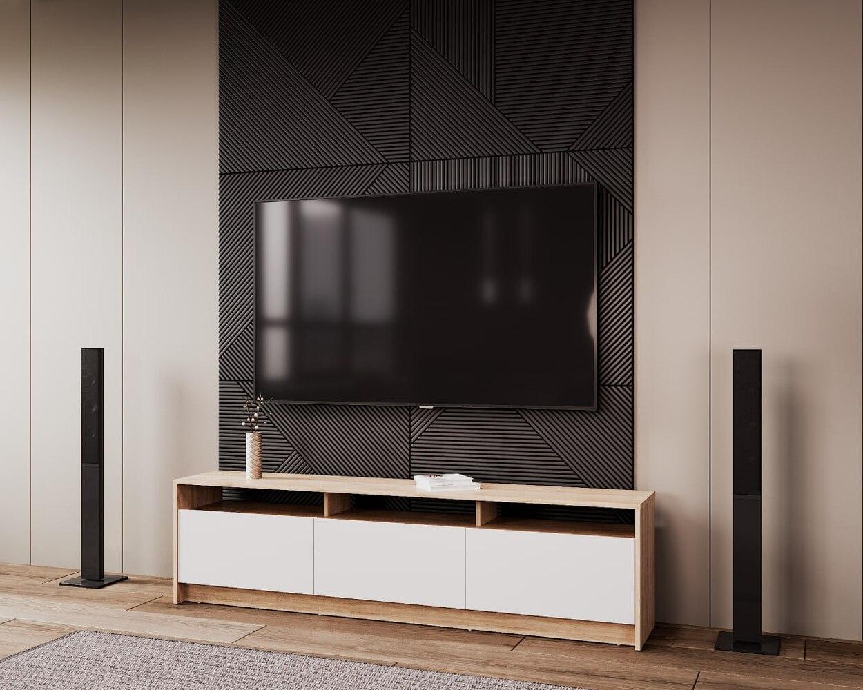 Стінка у вітальню Doros U3 Дуб Сонома Білий ДСП 180х33х48 (41510019), фото 1