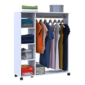 Гардеробна стійка Doros Д1 Білий 110х41.6х129.4 (41510078)