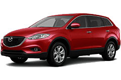 Дефлектори капоту (мухобійки) для Mazda CX-9 2012-2017