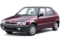 Дефлектори капоту (мухобійки) для Skoda Felicia 1994-2001