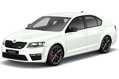 Дефлектори капоту (мухобійки) для Skoda Octavia A5 Fl 2009-2013