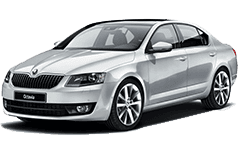 Дефлектори капоту (мухобійки) для Skoda Octavia A7 2013-2020