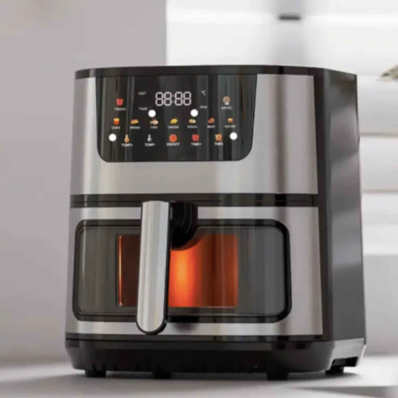 Аерофритюрниця Rainberg RB-2287 на 12.5л 4200вт Мультипіч Rainberg, Повітряна мультипіч, Аерогриль, Фритюрниця без олії