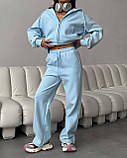 Жіночий весняний костюм (штани+кофта) батал новинка 2025, фото 2