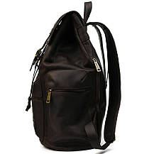 Шкіряний міський рюкзак RC-0010-4lx від бренда TARWA коричнева крейзі хорс, фото 4