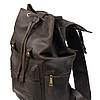 Шкіряний міський рюкзак RC-0010-4lx від бренда TARWA коричнева крейзі хорс, фото 7