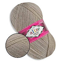 Пряжа для в'язання Alize superwash comfort socks. 100 г. 420 м. Колір — 152 бежевий меланж
