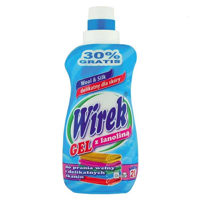 Гель для прання делікатних тканин Wirek З ланоліном 1 л