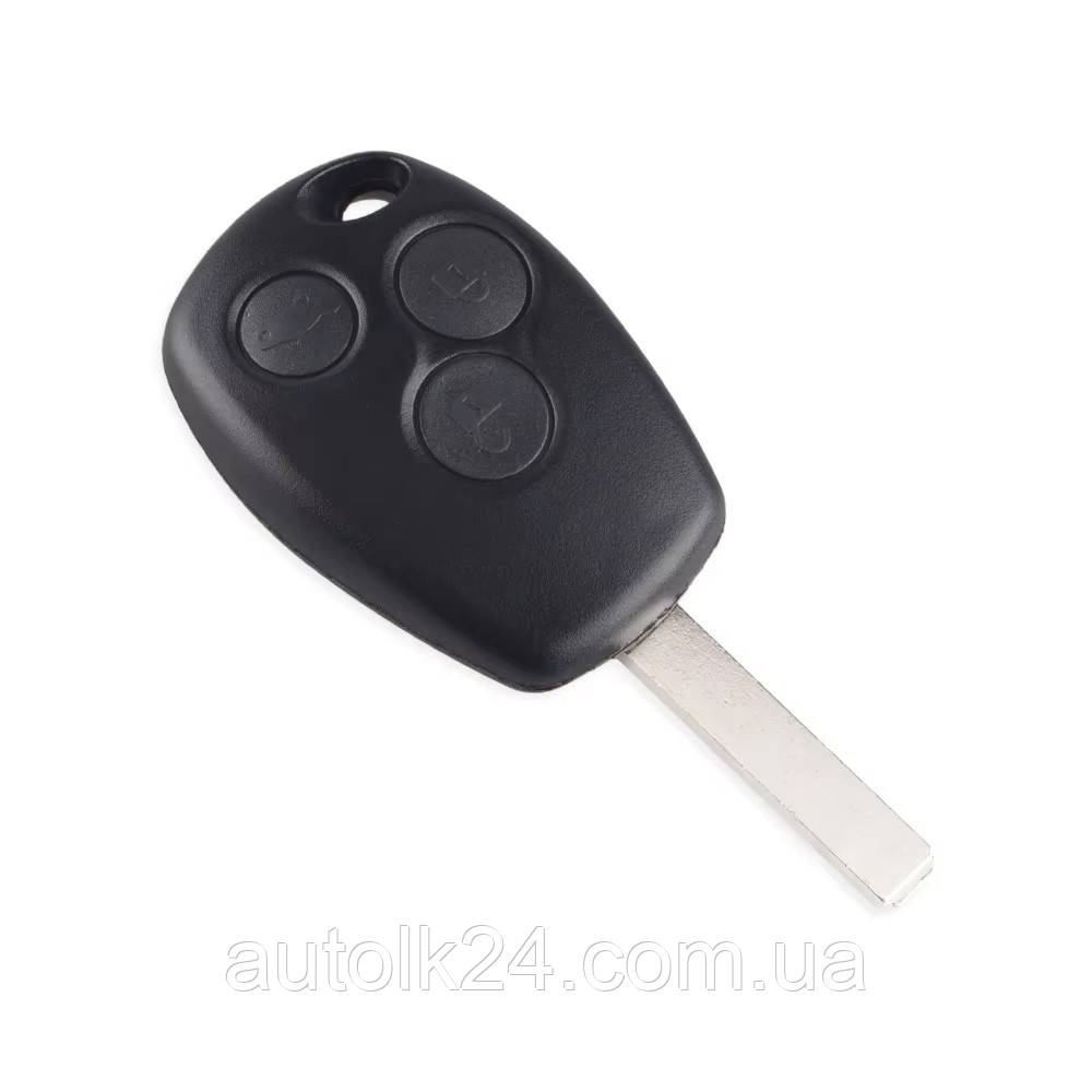 Заготівка ключа (корпус) RENAULT 3 кнопки лезо VA2