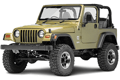 Бризковики для Jeep Wrangler (Tj) 1997-2007