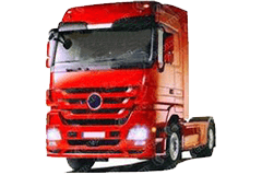 Бризковики для Mersedes-Benz Actros MP2 2003-2008