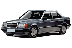 Бризковики для Mersedes-Benz C W201 1982-1993