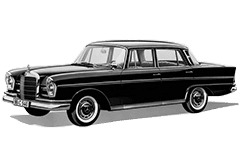 Бризковики для Mersedes-Benz W111 1959-1971