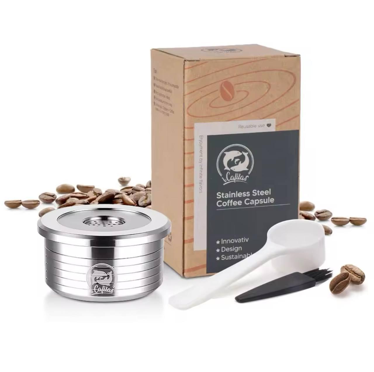 Багаторазова капсула для кавомашин Delta Q CCOMDQ1 (щітка + мірна ложка), фото 1