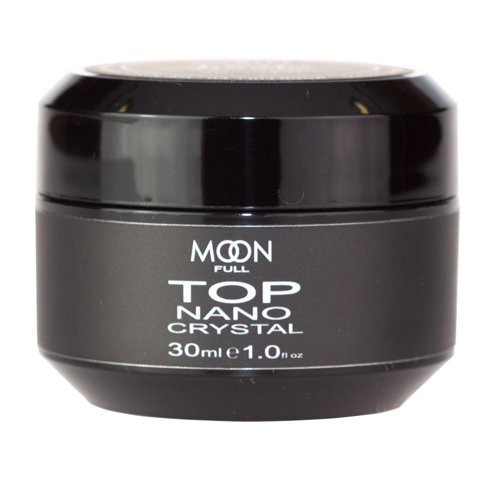 Топ для гель лаку стійкий до подряпин Moon Full Nano Crystal Top Coat, 30 мл