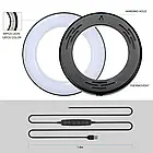 Тримач з кільцевим освітленням Bluetooth 6" RGB100 (Kit1) |45cm Stand, USB Powered, 2800-5800K|, фото 2