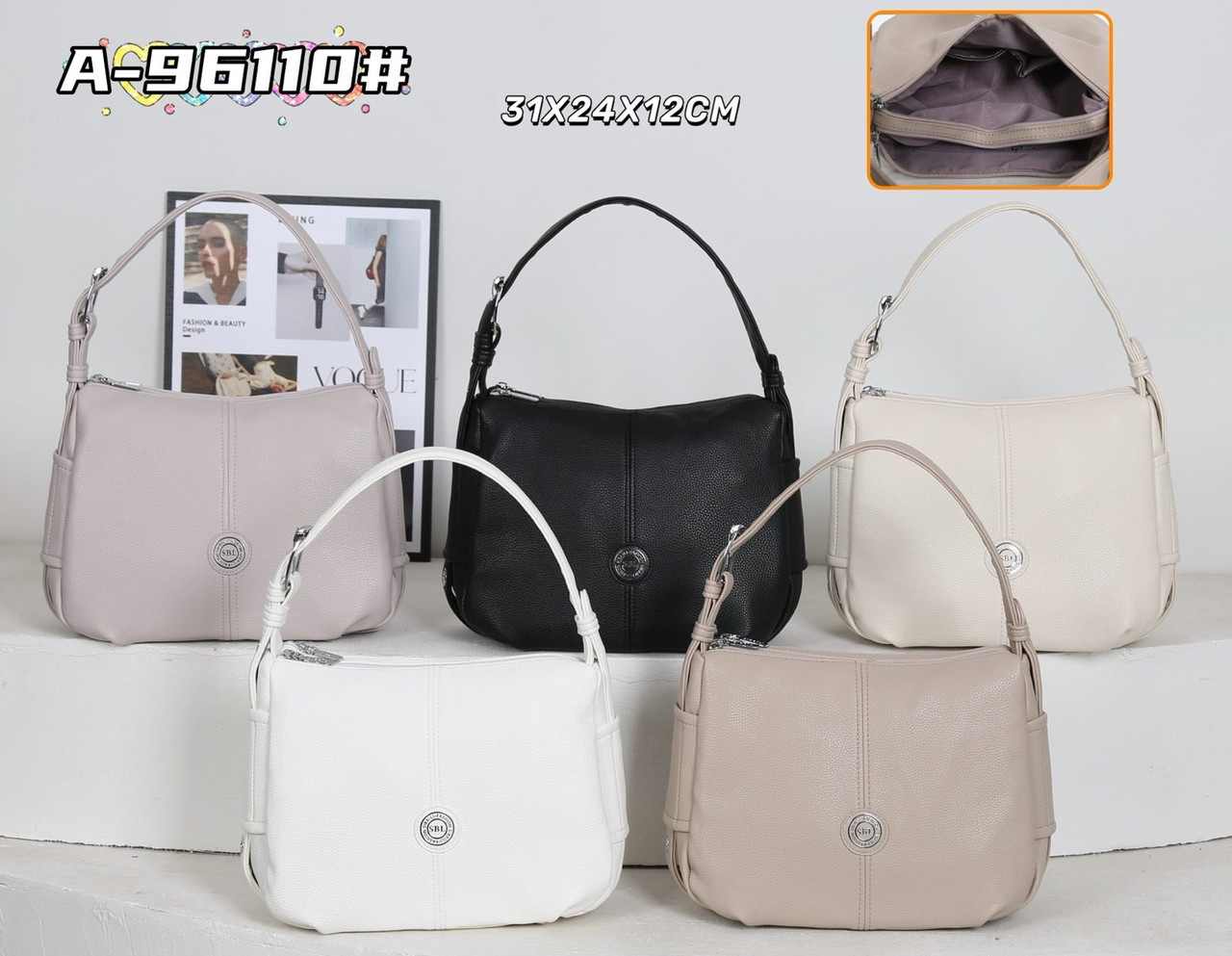 Сумка жіноча з штучної шкіри!, фото 1