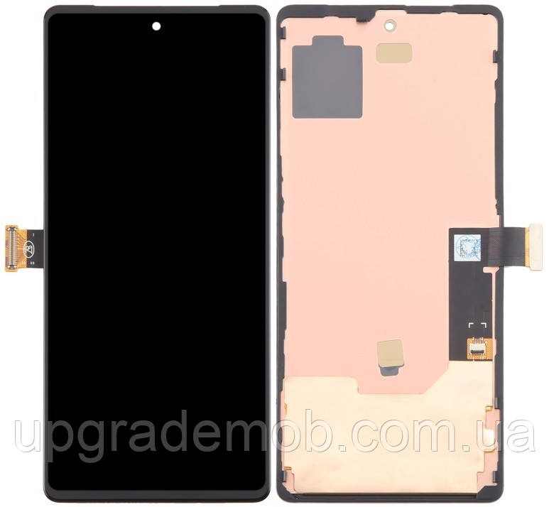 Дисплей модуль тачскрин Google Pixel 7 чорний OLED (Small LCD) з рамкою, фото 1
