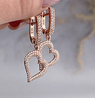 Сережки срібні чи з позолотою