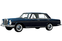 Бризковики для Mersedes-Benz S W108 1965-1972