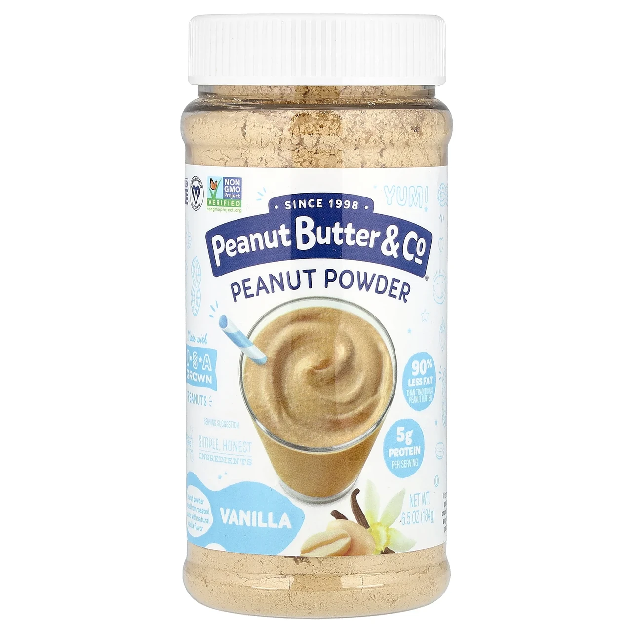 Peanut Butter & Co, Aрахисовий порошок, ваніль, 184 р (6,5 унції) PNB-10003, Київ