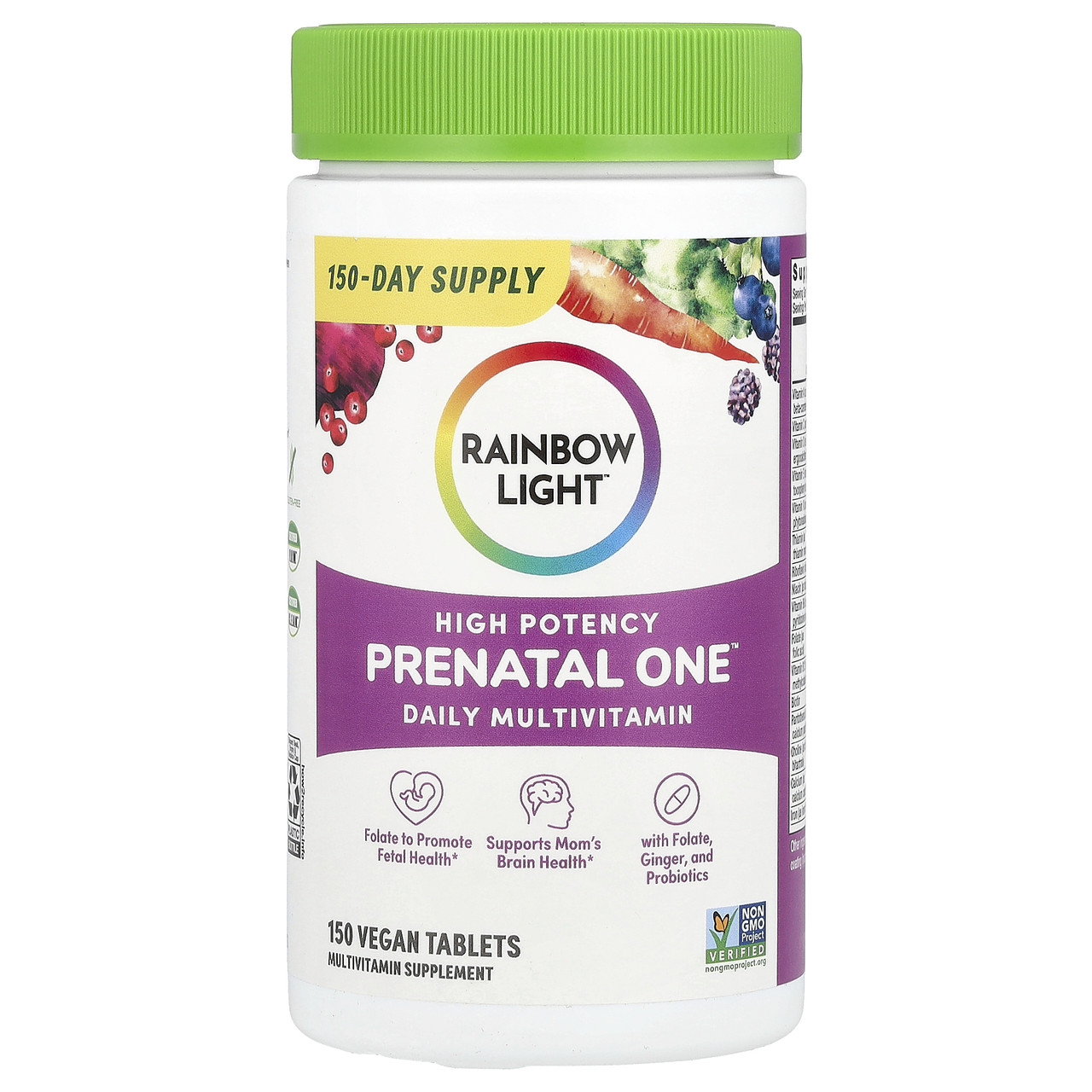 Rainbow Light, Prenatal One, мультивітаміни для вагітних, 150 таблеток RLT-10976, Київ