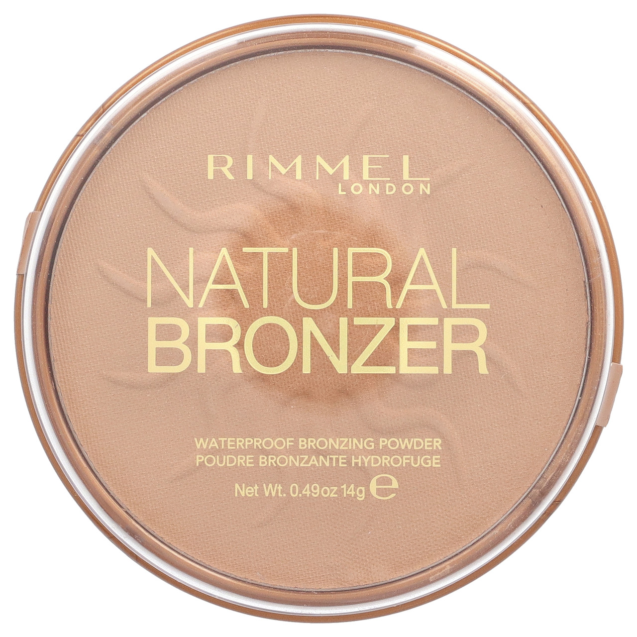 Rimmel London, Natural Bronzer, водостійка бронзуюча пудра, відтінок 021 « сонячне світло», 14 г RIM-15211, Київ