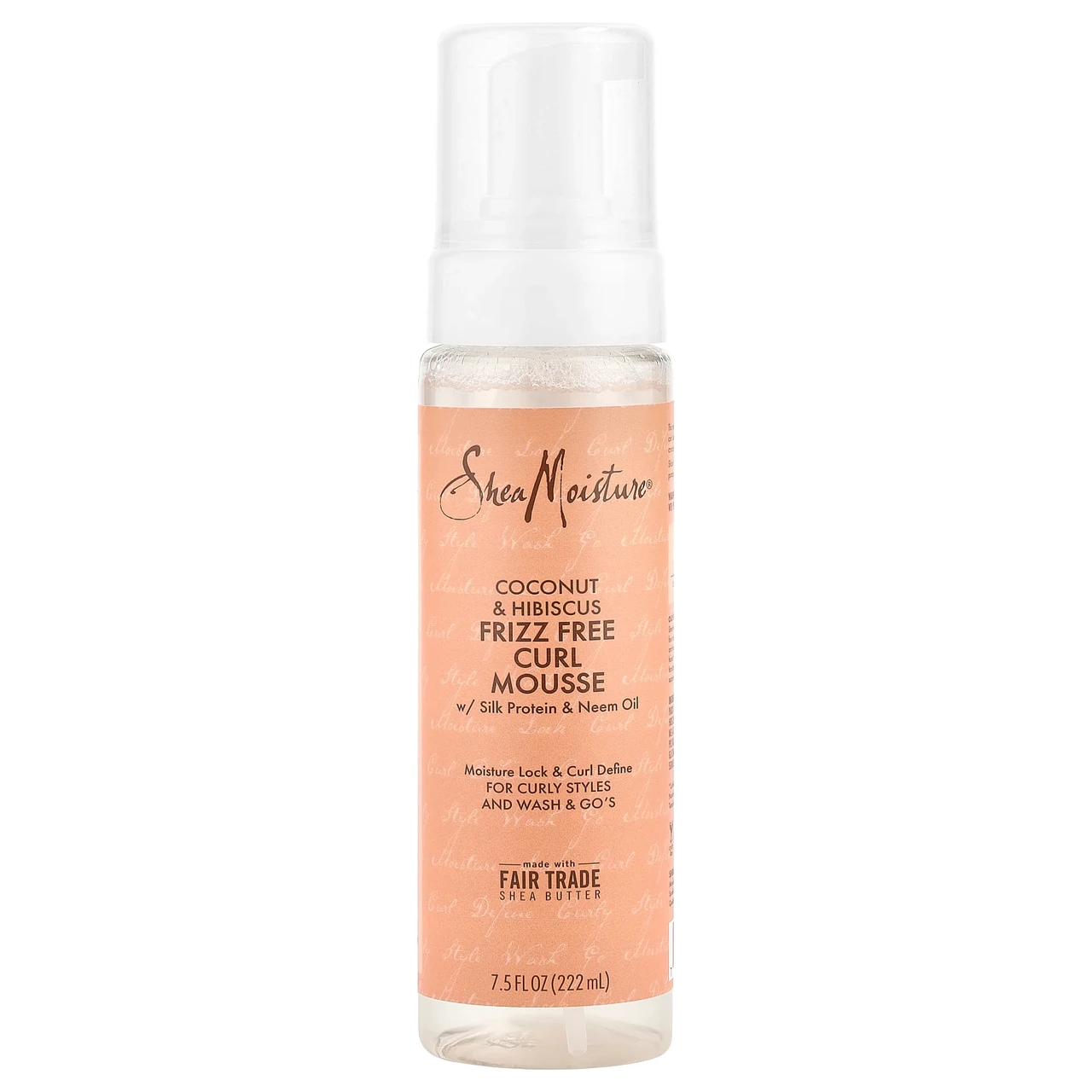 SheaMoisture, Кокос і гібіскус, заспокійливий мус для кучерявого волосся, 220 мл (7,5 рідин та си. унції), Київ