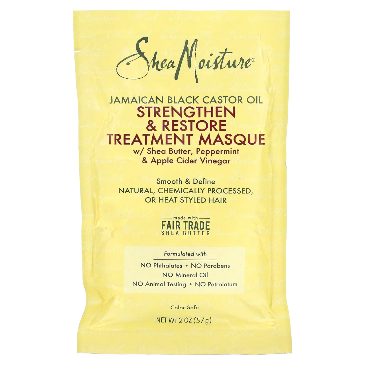 SheaMoisture, ямайське чорне касторова олія, яка зміцнює і відновлює маску, 57 мл (2 унції), Київ