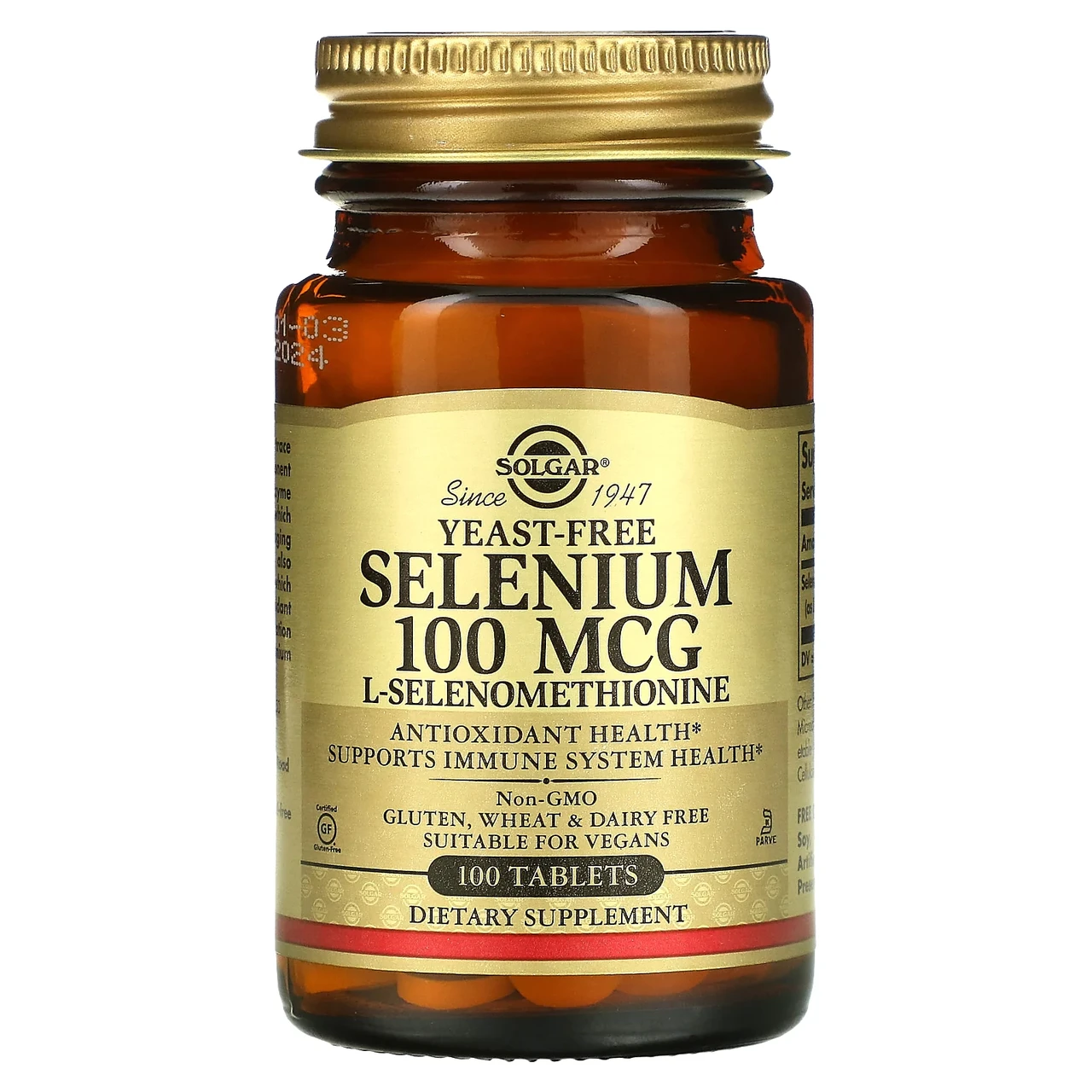 Solgar, Selenium, Селен бездріжджовий, Yeast-Free, 100 mcg, 100 Tablets, Київ