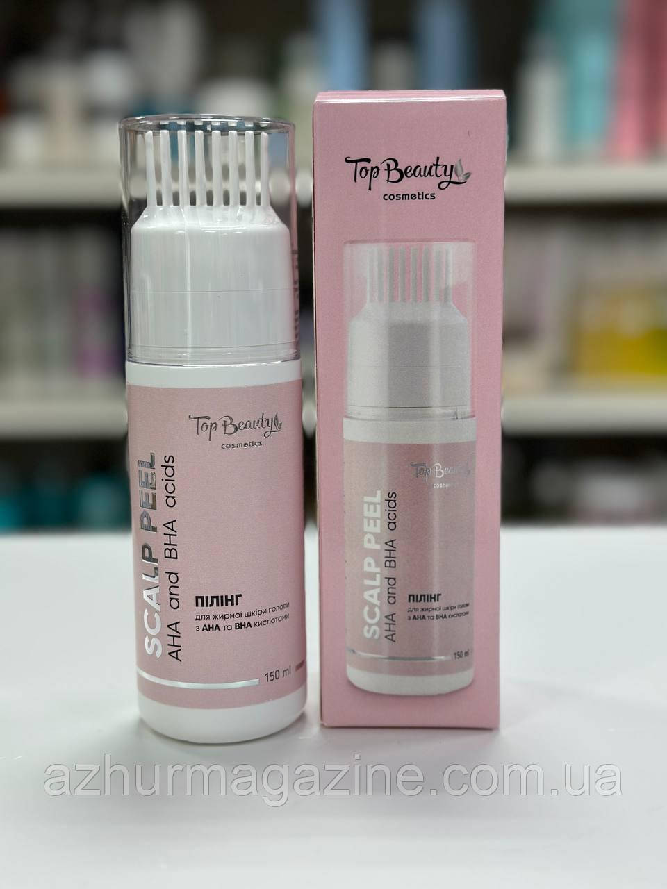 Пілінг для жирної шкіри голови з АНА та ВНА кислотами Top Beauty 150 мл