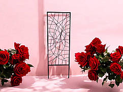 Опора садова для рослин Абстракція метал порошкове фарбування 60 х 180 см AR04 чорний