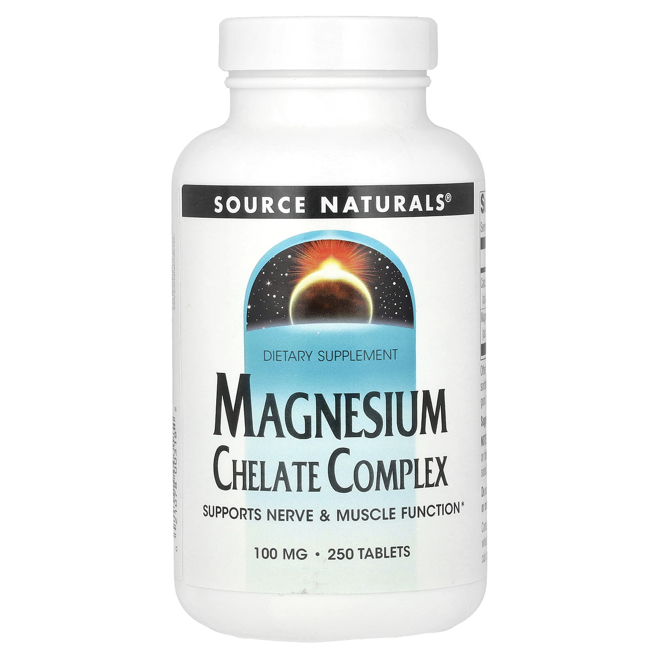 Source Naturals, Магній хелат, 100 мг, 250 таблеток, Київ