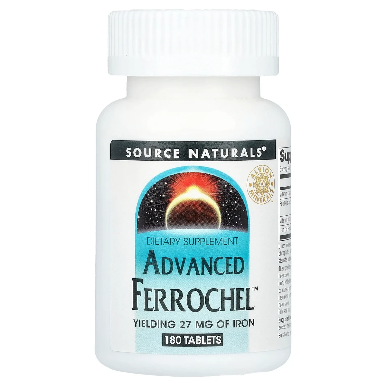Source Naturals, Advanced Ferrochel, 180 таблеток, Київ
